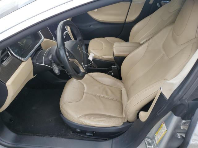 5YJSA1AC3DFP10957 - 2013 TESLA MODEL S 银色 照片 7
