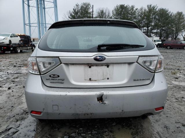 JF1GH6A68BH826649 - 2011 SUBARU IMPREZA 2.5I SILVER photo 6