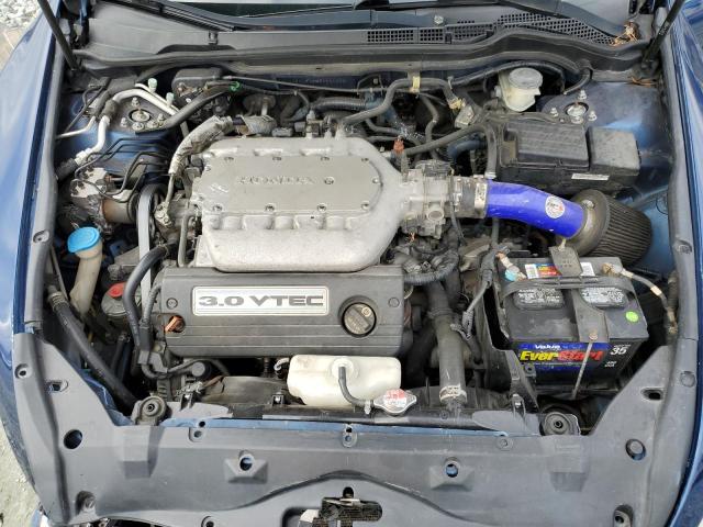 1HGCM66556A071402 - 2006 HONDA ACCORD EX BLUE photo 11