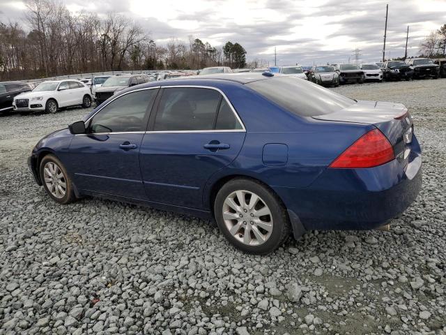 1HGCM66556A071402 - 2006 HONDA ACCORD EX BLUE photo 2