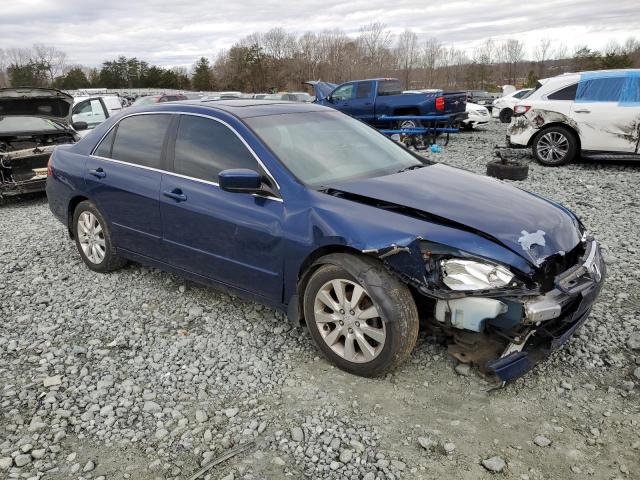 1HGCM66556A071402 - 2006 HONDA ACCORD EX BLUE photo 4