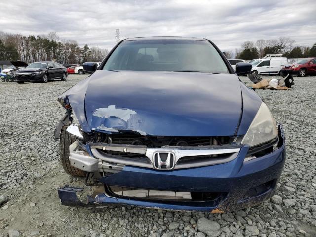 1HGCM66556A071402 - 2006 HONDA ACCORD EX BLUE photo 5