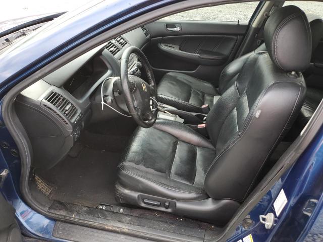 1HGCM66556A071402 - 2006 HONDA ACCORD EX BLUE photo 7