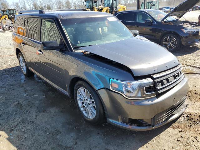 2FMGK5C82FBA18395 - 2015 FORD FLEX SEL GRAY photo 4