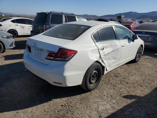 19XFB2F54DE069368 - 2013 HONDA CIVIC LX WHITE photo 3