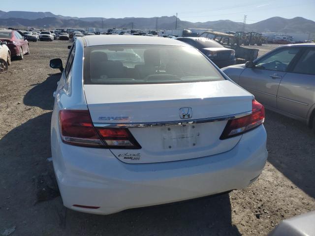 19XFB2F54DE069368 - 2013 HONDA CIVIC LX WHITE photo 6