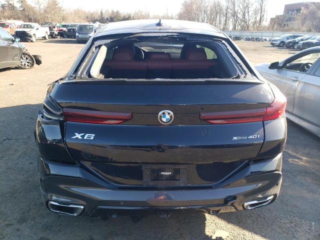 5UXCY6C06N9N24453 - 2022 BMW X6 XDRIVE40I BLACK photo 6