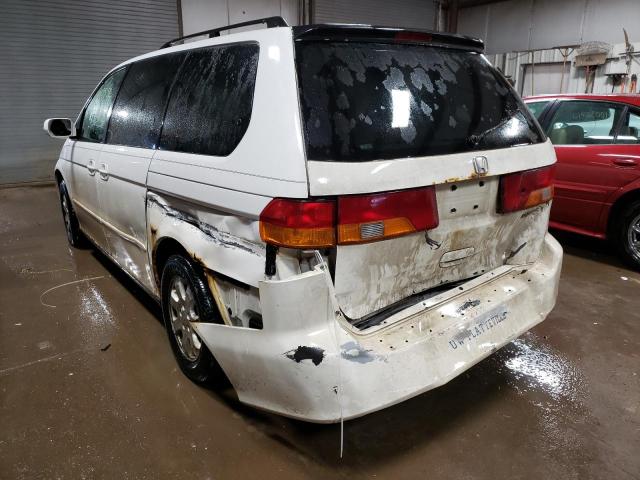 2HKRL18612H551539 - 2002 HONDA ODYSSEY EX WHITE photo 9