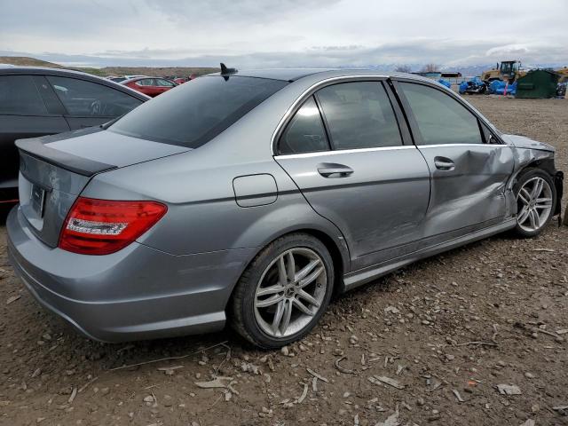 WDDGF4HB3EA961449 - 2014 MERCEDES-BENZ C 250 GRAY photo 3