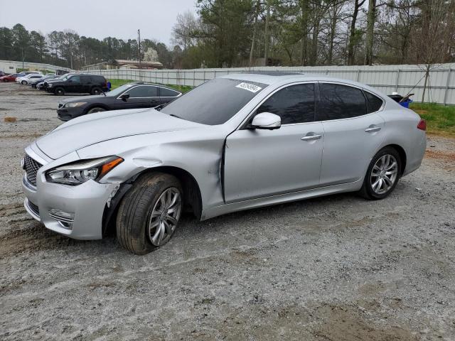 JN1BY1AR2JM220659 - 2018 INFINITI Q70 3.7 LUXE SILVER photo 1