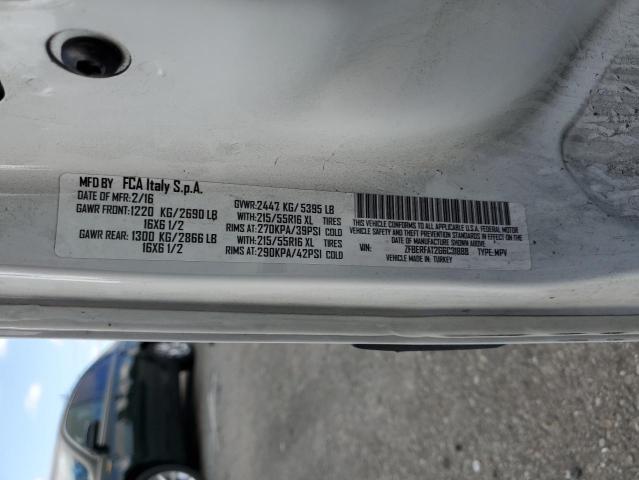 ZFBERFAT2G6C31888 - 2016 RAM PROMASTER 白色 照片 12