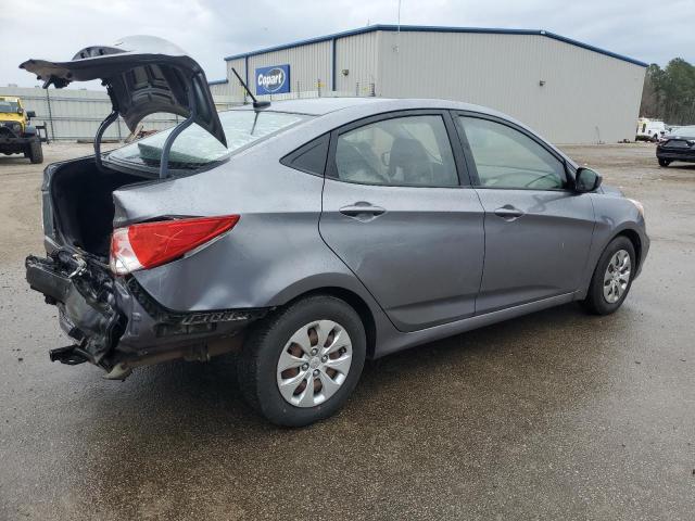 KMHCT4AE0GU035738 - 2016 HYUNDAI ACCENT SE SILVER photo 3