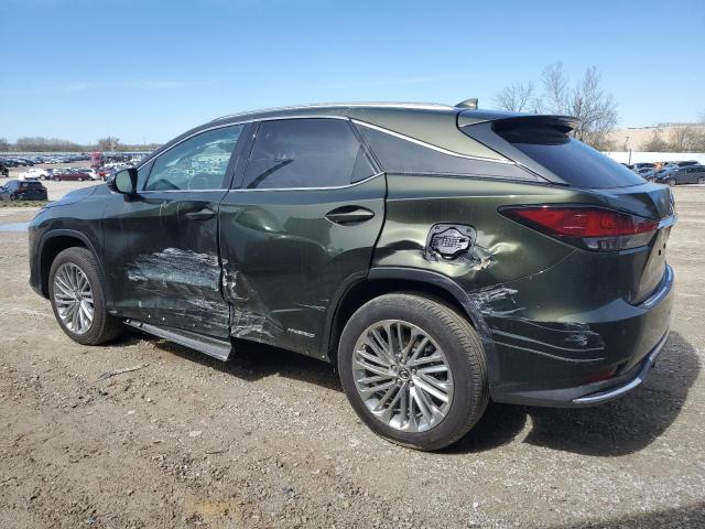 2T2JGMDAXLC050968 - 2020 LEXUS RX 450H GREEN photo 2