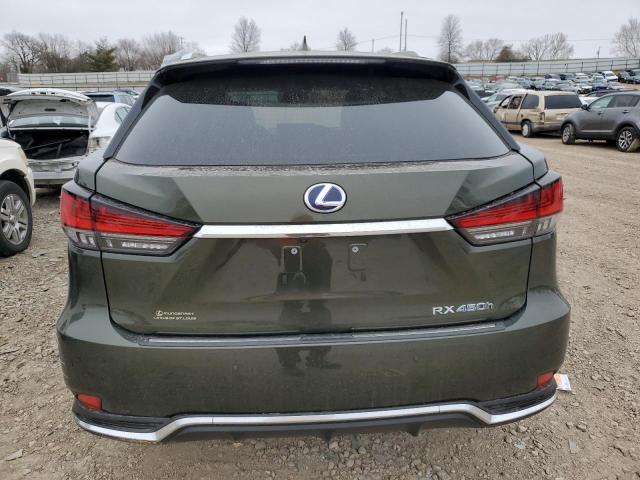 2T2JGMDAXLC050968 - 2020 LEXUS RX 450H GREEN photo 6