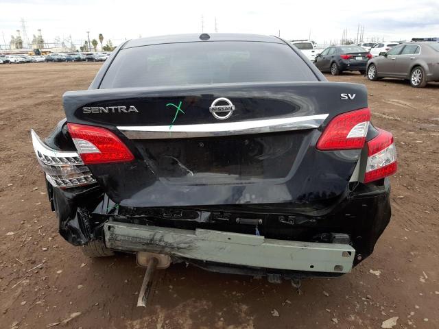 3N1AB7AP6FL642191 - 2015 NISSAN SENTRA S BLACK photo 6