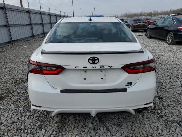 4T1T11BK7PU096898 - 2023 TOYOTA CAMRY SE NIGHT SHADE WHITE photo 6