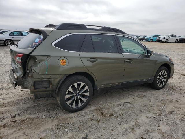 4S4BSAKC0H3365705 - 2017 SUBARU OUTBACK 2.5I LIMITED GREEN photo 3