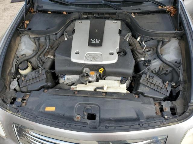 JNKBV61F78M267882 - 2008 INFINITI G35 GRAY photo 11