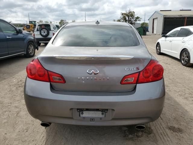 JNKBV61F78M267882 - 2008 INFINITI G35 GRAY photo 6