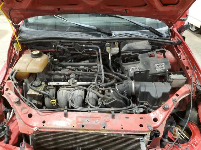 1FAFP34N56W190659 - 2006 FORD FOCUS ZX4 RED photo 11