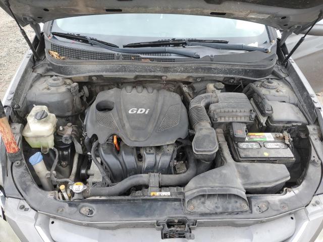 5NPEB4AC3DH606692 - 2013 HYUNDAI SONATA GLS GRAY photo 11