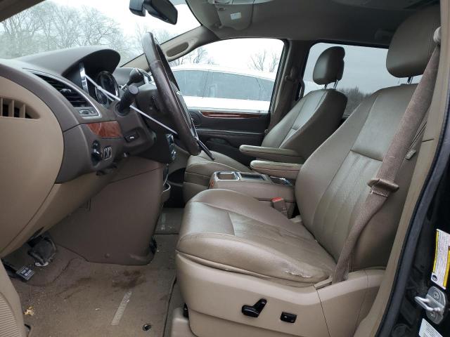 2A4RR8DG6BR703754 - 2011 CHRYSLER TOWN & COU TOURING L BLACK photo 7