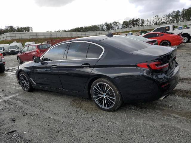 WBA13AG03MCF45895 - 2021 BMW 530E BLACK photo 2