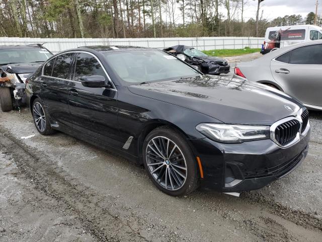 WBA13AG03MCF45895 - 2021 BMW 530E BLACK photo 4