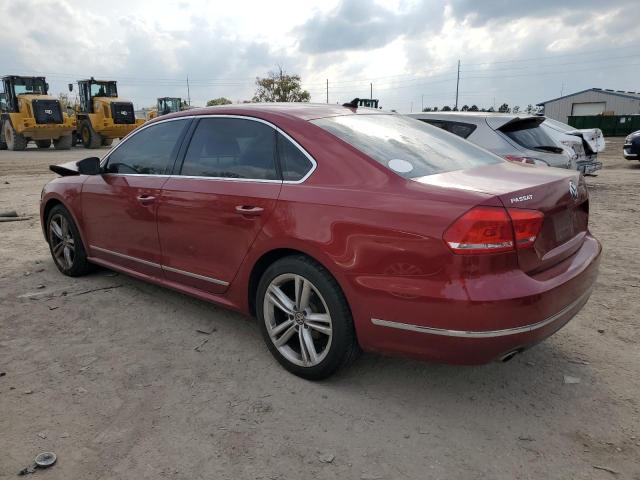 1VWCV7A38FC057390 - 2015 VOLKSWAGEN PASSAT SEL RED photo 2