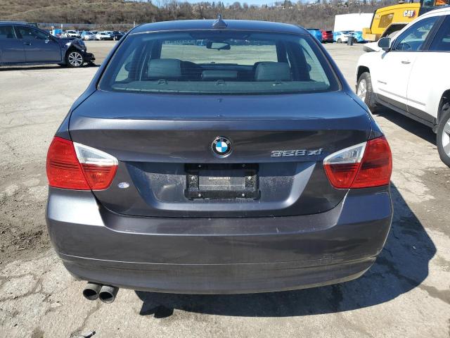 WBAVC93528K035757 - 2008 BMW 328 XI GRAY photo 6