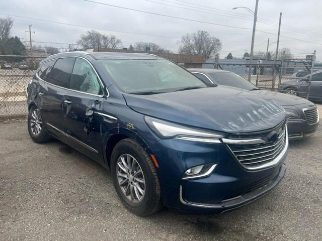 5GAEVAKW0NJ163927 - 2022 BUICK ENCLAVE ESSENCE 蓝色 照片 2