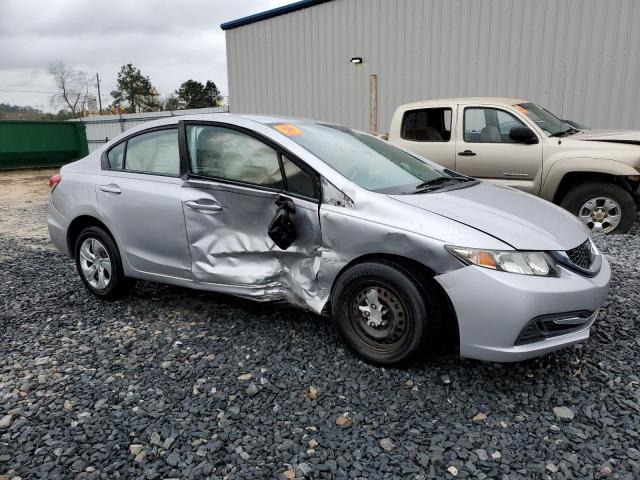 19XFB2F53FE036607 - 2015 HONDA CIVIC LX SILVER photo 4