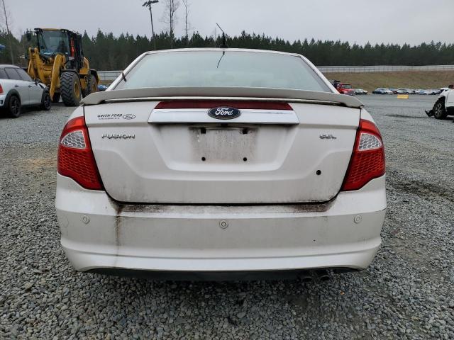 3FAHP0JA5AR335168 - 2010 FORD FUSION SEL WHITE photo 6