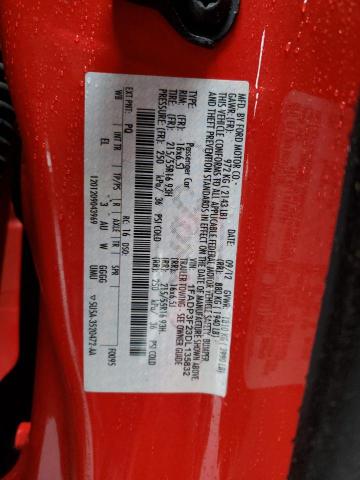 1FADP3F23DL135832 - 2013 FORD FOCUS SE RED photo 12