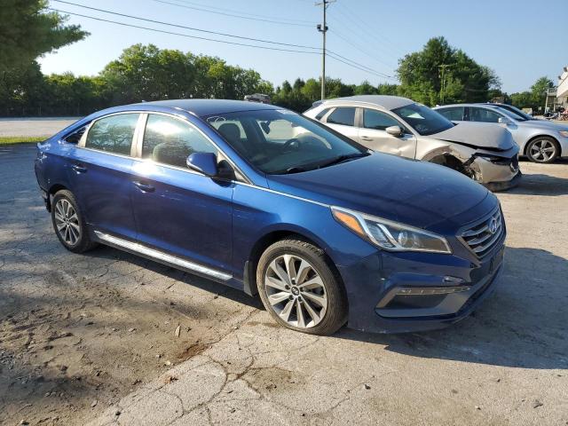 5NPE34AF4HH554230 - 2017 HYUNDAI SONATA SPORT BLUE photo 4