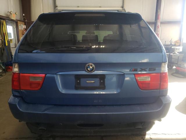 5UXFA13545LU48315 - 2005 BMW X5 3.0I BLUE photo 6