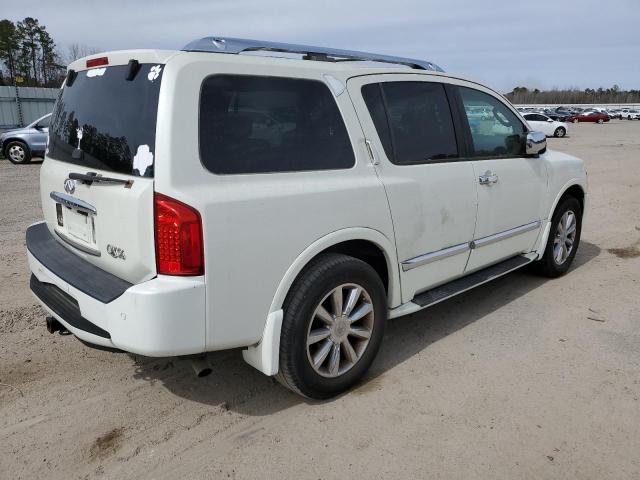 5N3AA08C58N914777 - 2008 INFINITI QX56 WHITE photo 3