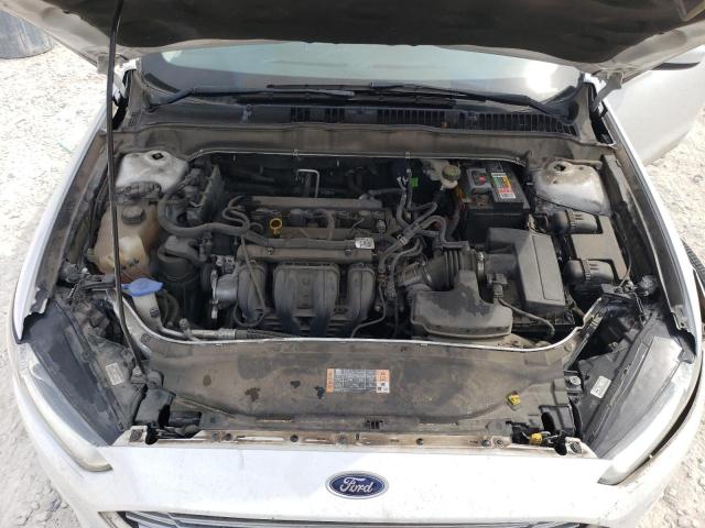 3FA6P0G71GR382287 - 2016 FORD FUSION S WHITE photo 11