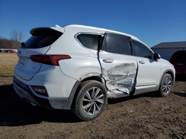 5NMS5CAD2KH069787 - 2019 HYUNDAI SANTA FE LIMITED WHITE photo 3