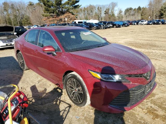 4T1B11HK6JU669865 - 2018 TOYOTA CAMRY L BURGUNDY photo 4