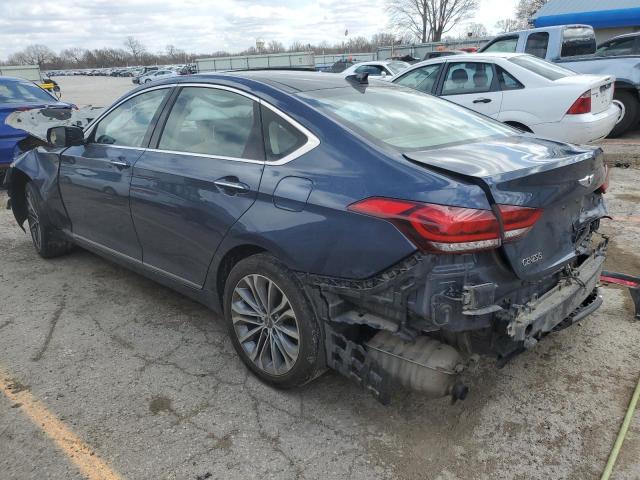 KMHGN4JE9GU106172 - 2016 HYUNDAI GENESIS 3.8L BLUE photo 2