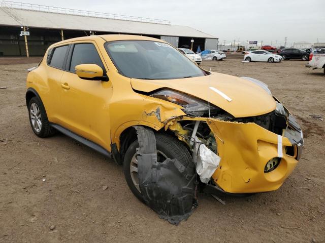 JN8AF5MRXGT603608 - 2016 NISSAN JUKE S YELLOW photo 4