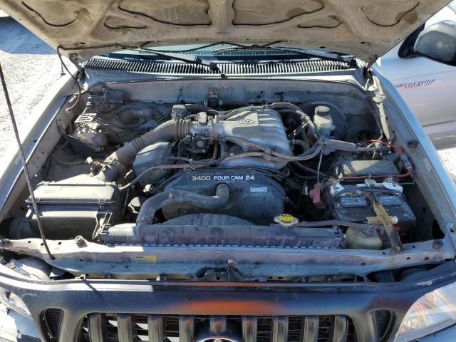 5TEGN92N93Z170410 - 2003 TOYOTA TACOMA DOUBLE CAB PRERUNNER SILVER photo 11