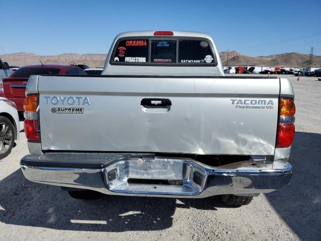 5TEGN92N93Z170410 - 2003 TOYOTA TACOMA DOUBLE CAB PRERUNNER SILVER photo 6