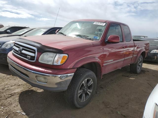 5TBBT4816YS066624 - 2000 TOYOTA TUNDRA ACCESS CAB LIMITED BURGUNDY photo 1