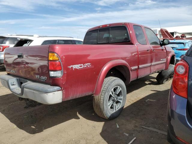 5TBBT4816YS066624 - 2000 TOYOTA TUNDRA ACCESS CAB LIMITED BURGUNDY photo 3