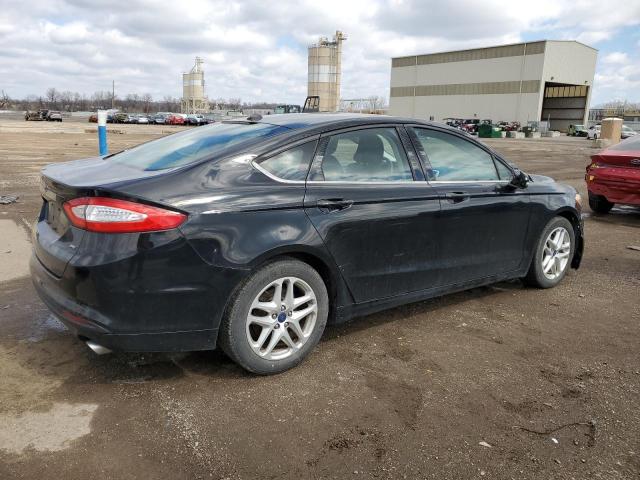 3FA6P0H77GR128095 - 2016 FORD FUSION SE BLACK photo 3