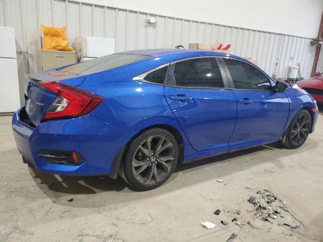 19XFC2F8XLE002571 - 2020 HONDA CIVIC SPORT BLUE photo 3