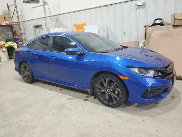 19XFC2F8XLE002571 - 2020 HONDA CIVIC SPORT BLUE photo 4