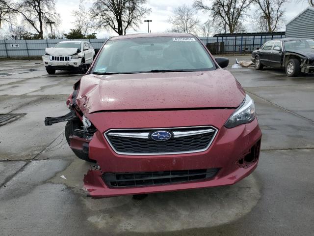 4S3GTAA60K3746772 - 2019 SUBARU IMPREZA BURGUNDY photo 5